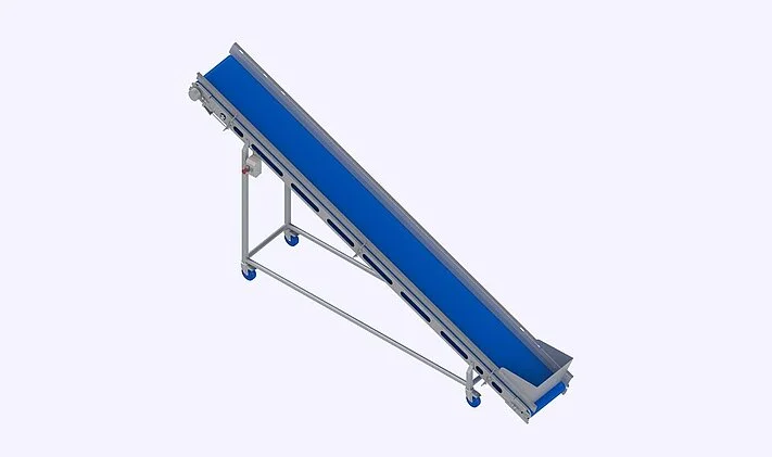 c inclined conveyor eco conveyor infeed elevator overview