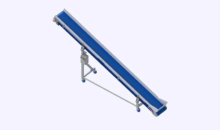 c inclined conveyor plus infeed elevator overview