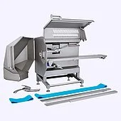 ce gs belt fed slicers gs 20 belt cutting machine quick easy cleaning highlights