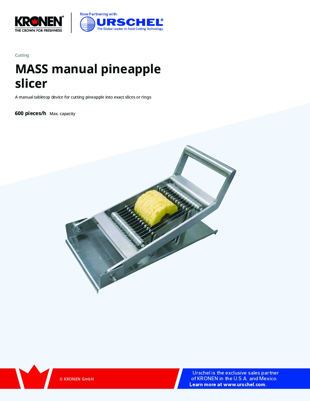 ce mass manual pineapple slicer brochure pdf