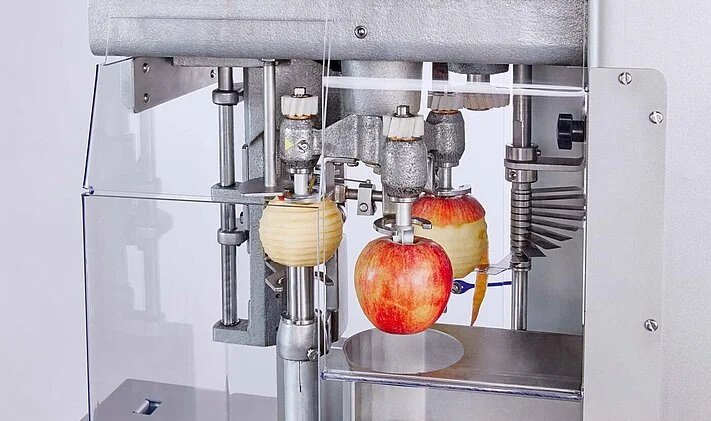 ce pm as 6 peeling slicing coring machine with apples overview