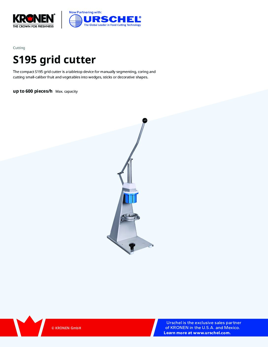 ce s195 grid cutter brochure pdf