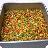 de dew 200 dewatering press DEW 200 thawed peppers highlights