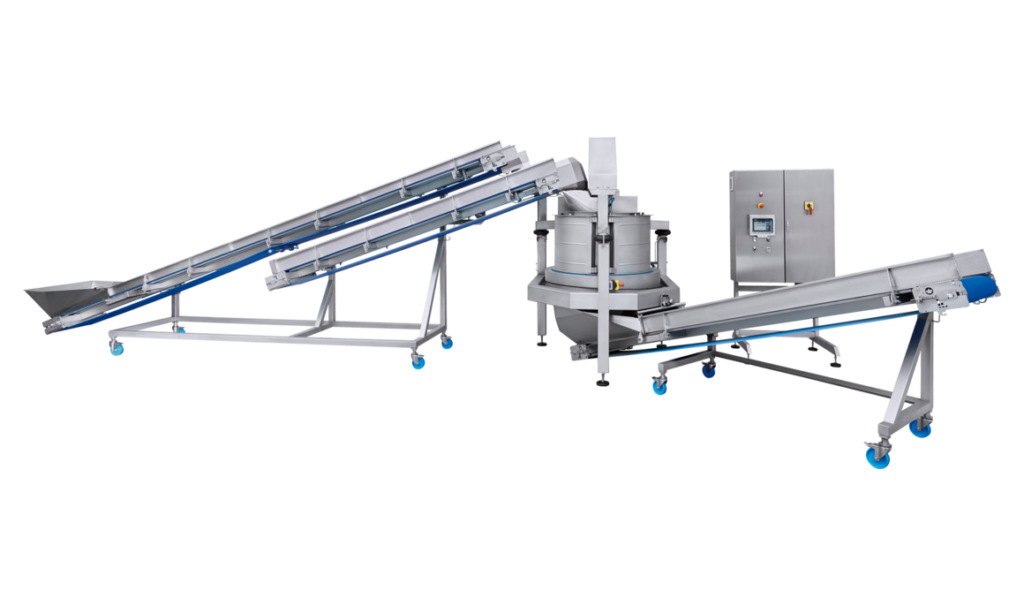 de k650 food drying system with belts control cabinet machine
