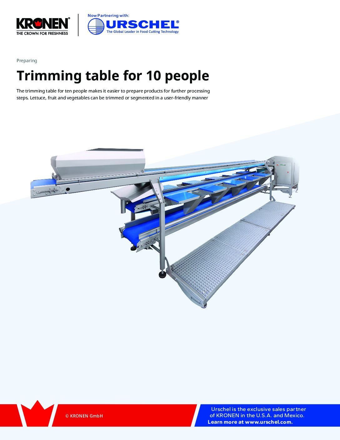 pe trimming table for 10 people brochure pdf