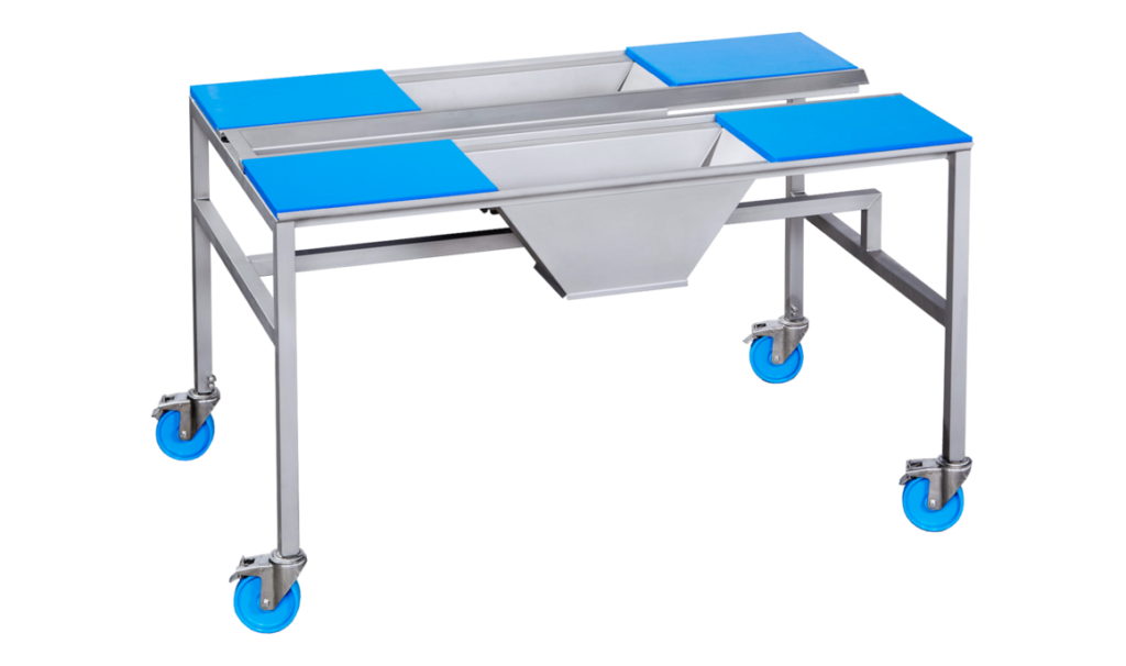 pe trimming table for 4 machine
