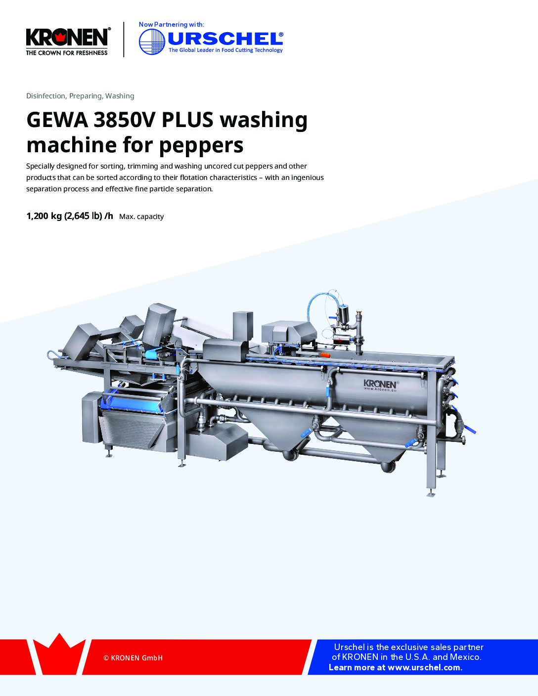 we gewa 3850V plus washing machine for peppers brochure pdf