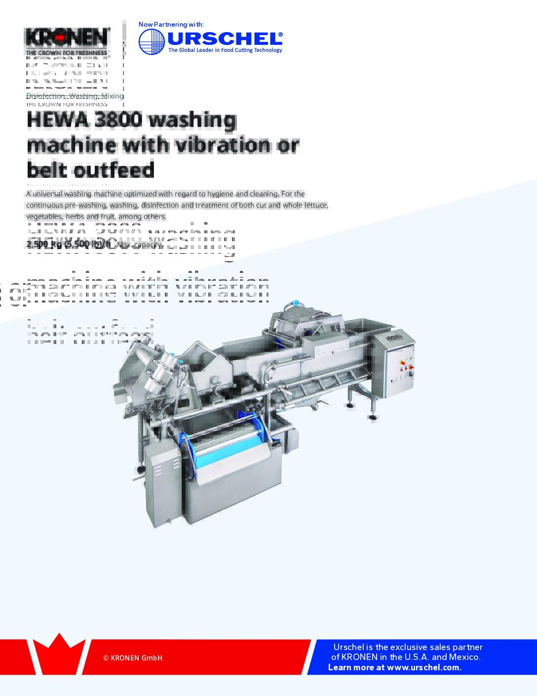 we hewa 3800 washing machine with vibration or belt outfeed brochure pdf