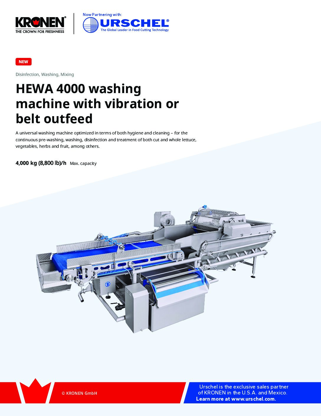 we hewa 4000 washing machine with vibration or belt outfeed brochure pdf