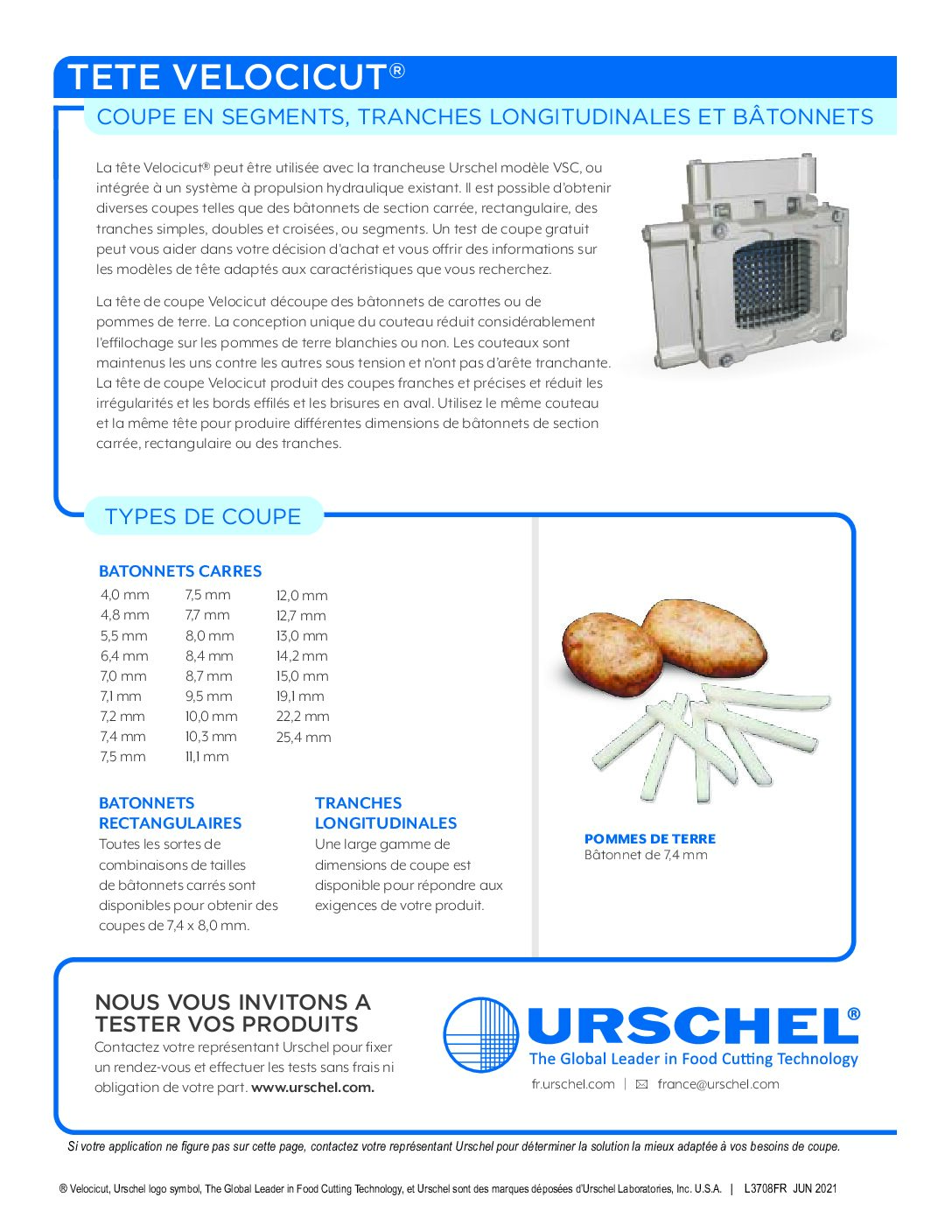 fact sheet velocicut head french pdf