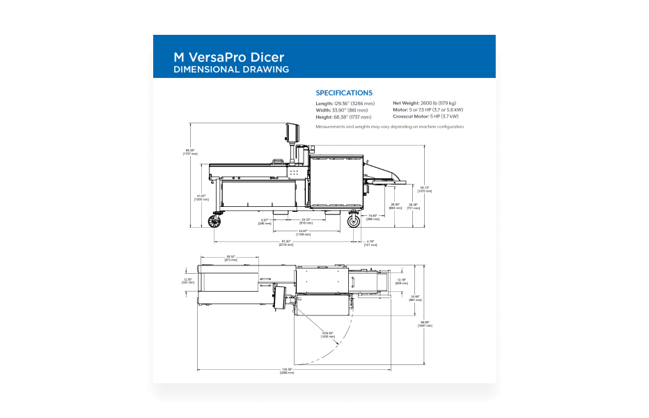 machine cta mvp dimensional drawing