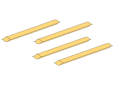 oval shreds types of cuts
