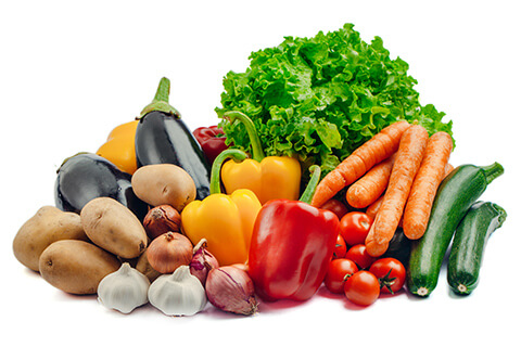 whole vegetables