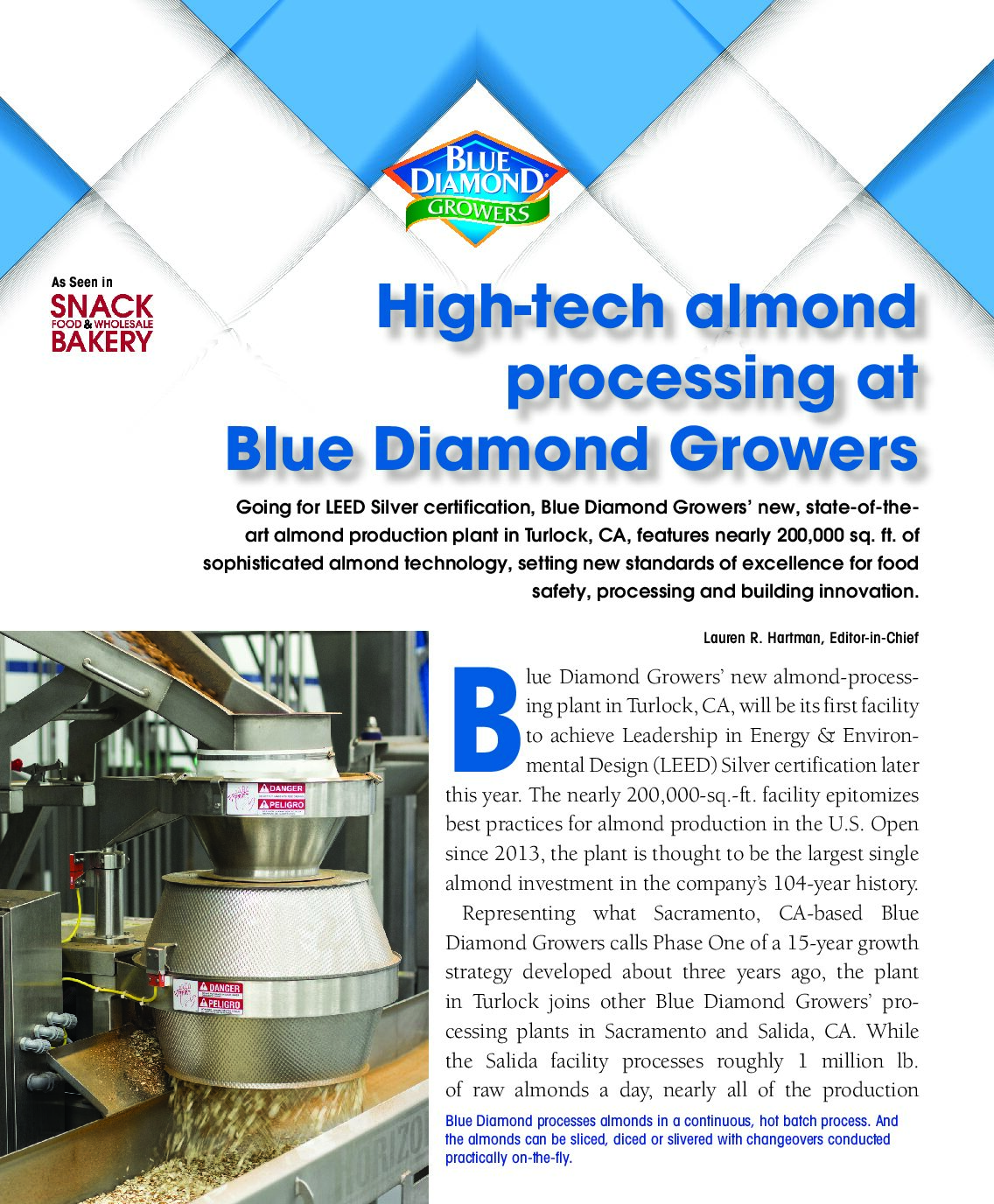 article reprint blue diamond almond processing english pdf