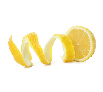 ca whole lemon peel