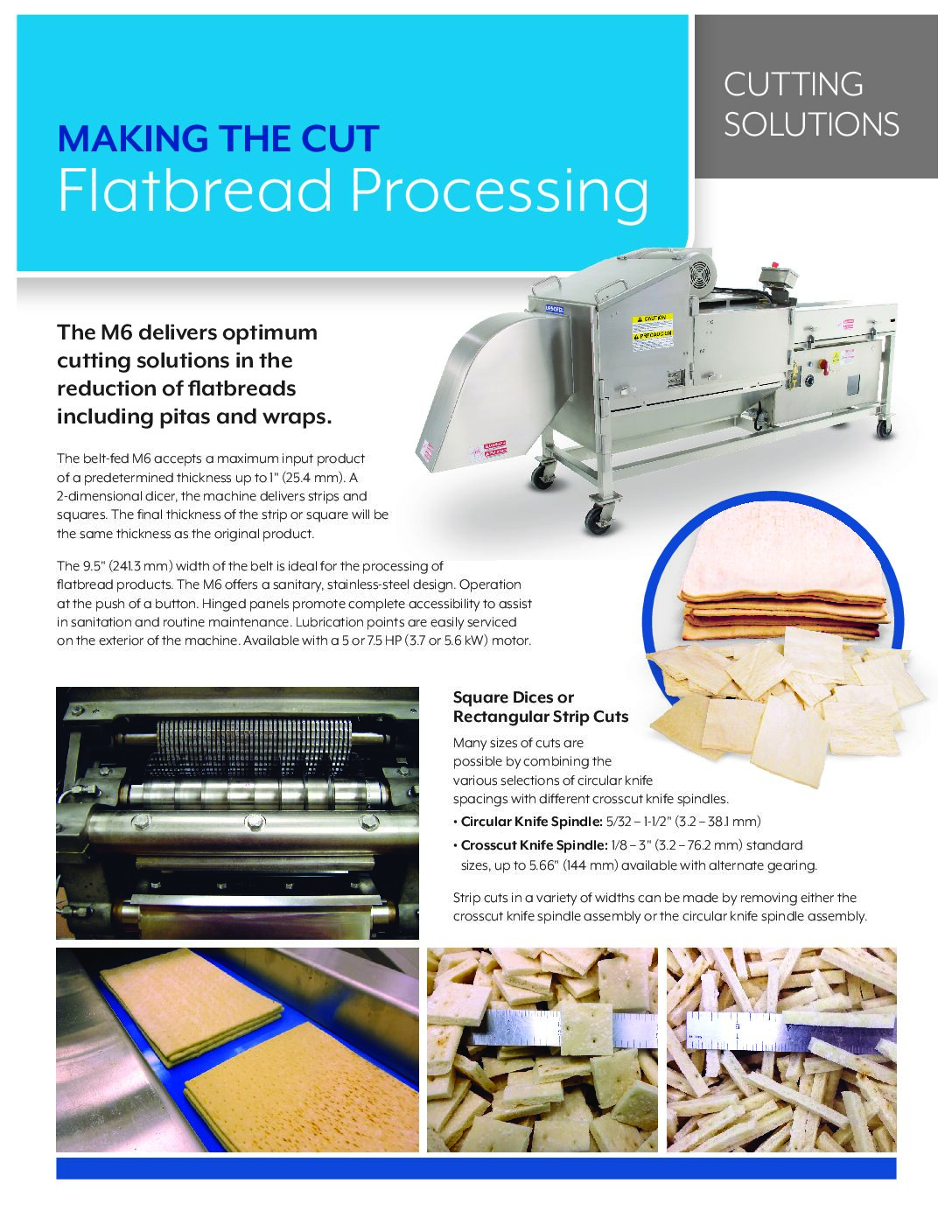 cutting solutions model m6 pita chips english pdf