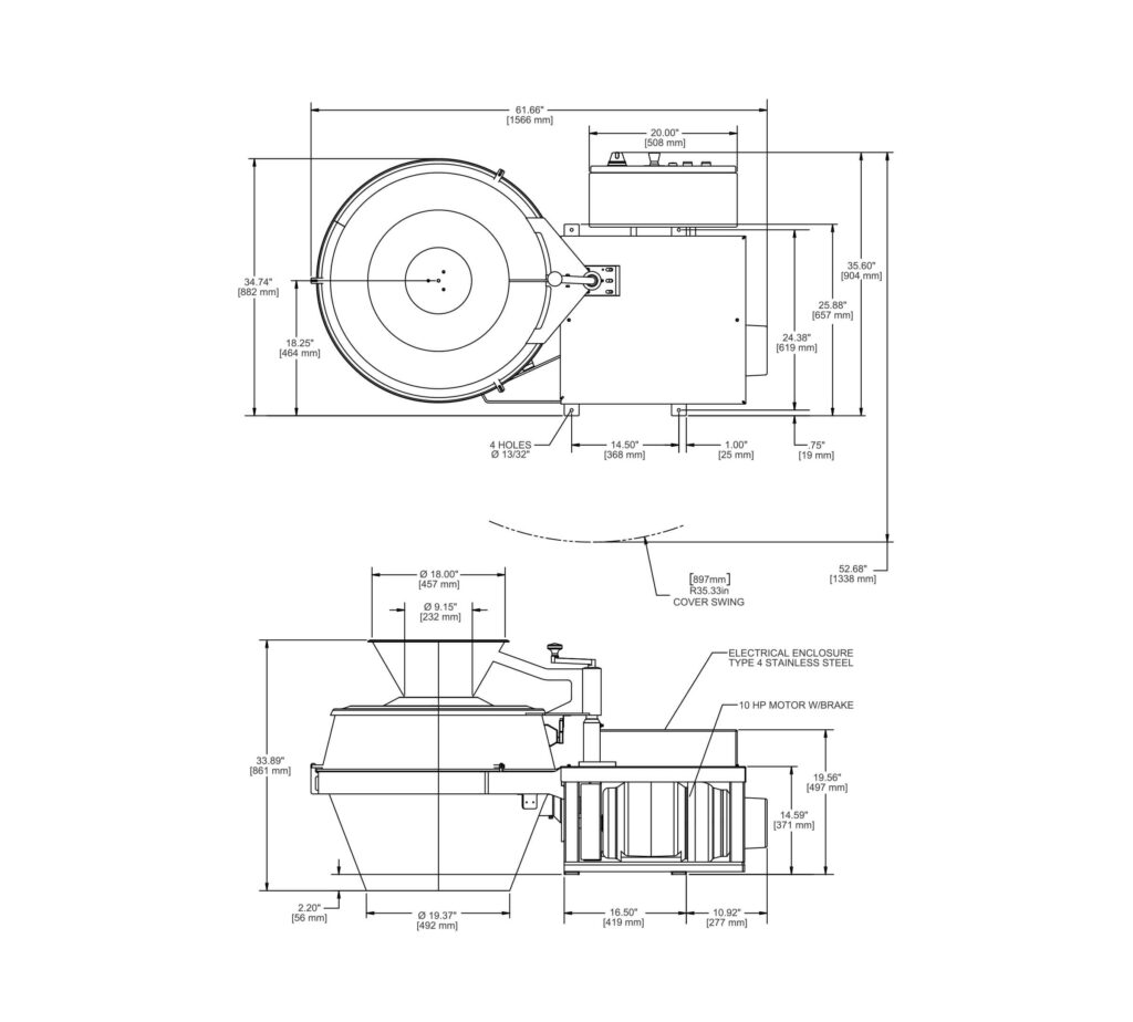 dimensional drawing ccdl