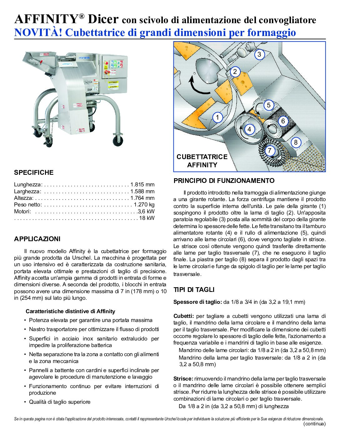 fact sheet affinity conveyor italian pdf