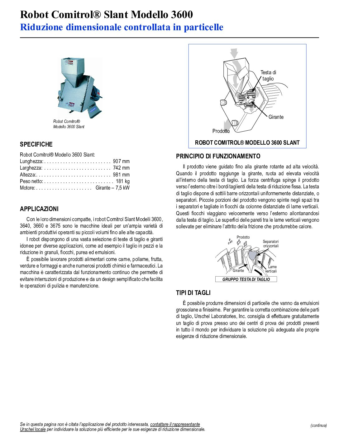 fact sheet comitrol 3600sl italian pdf