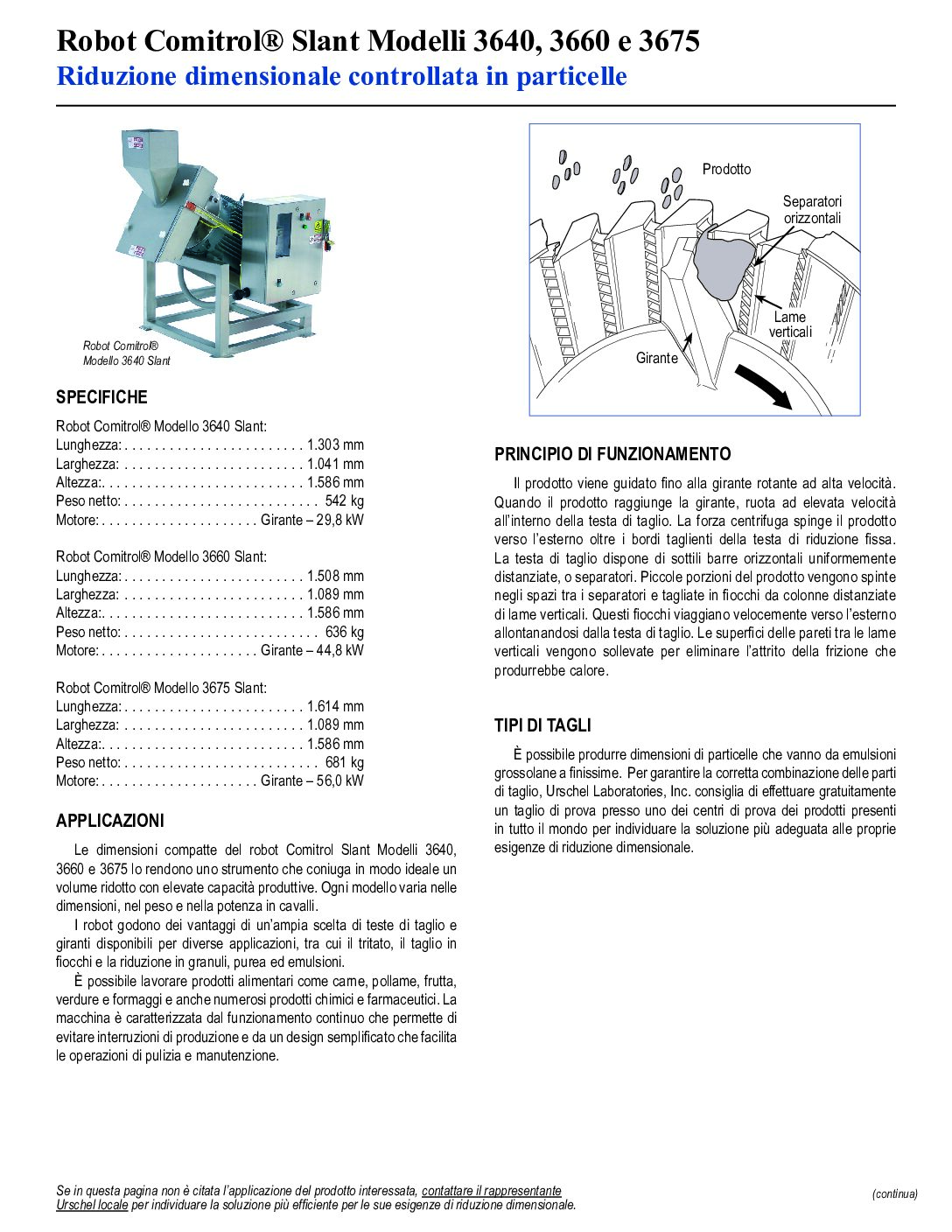 fact sheet comitrol 3640 3675sl italian pdf