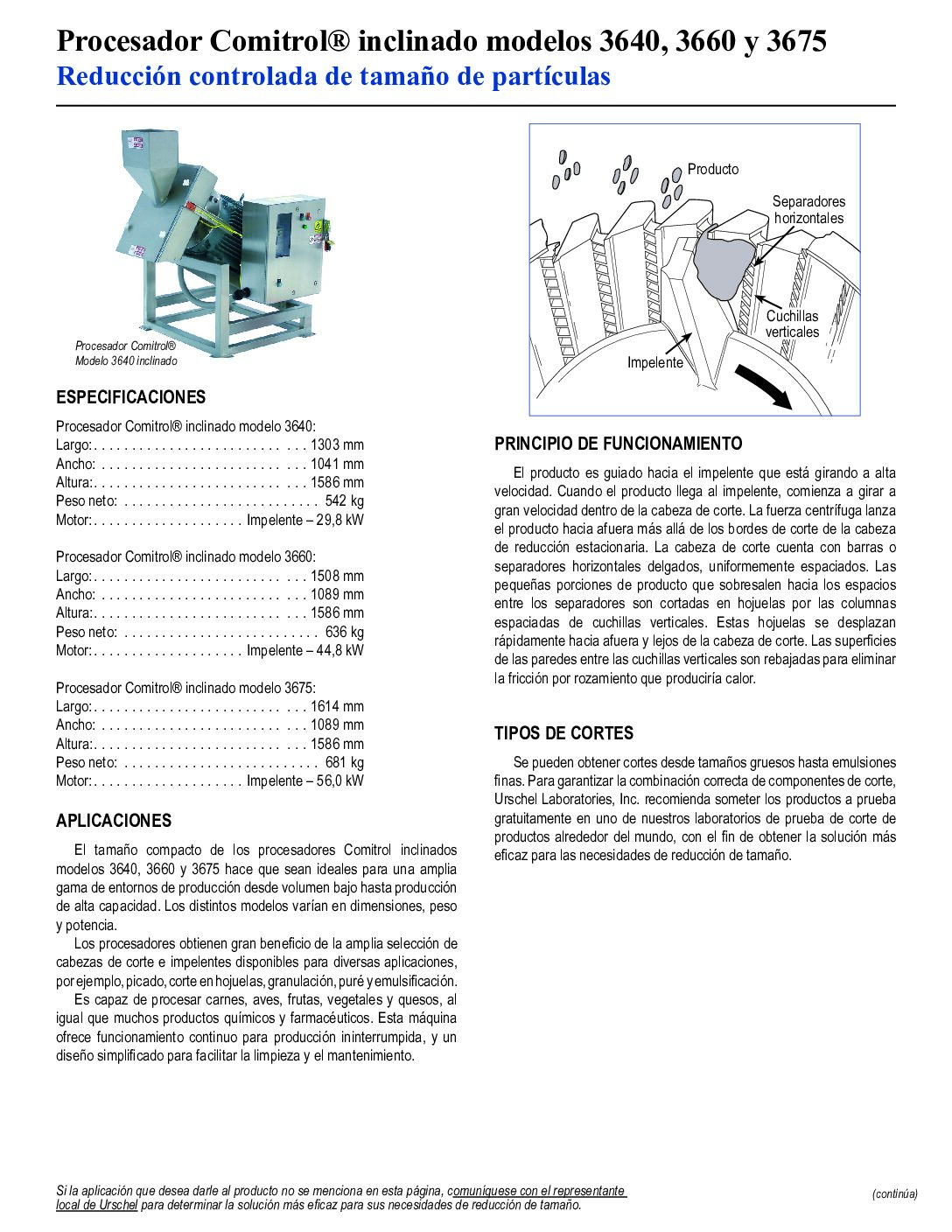 fact sheet comitrol 3640sl spanish pdf