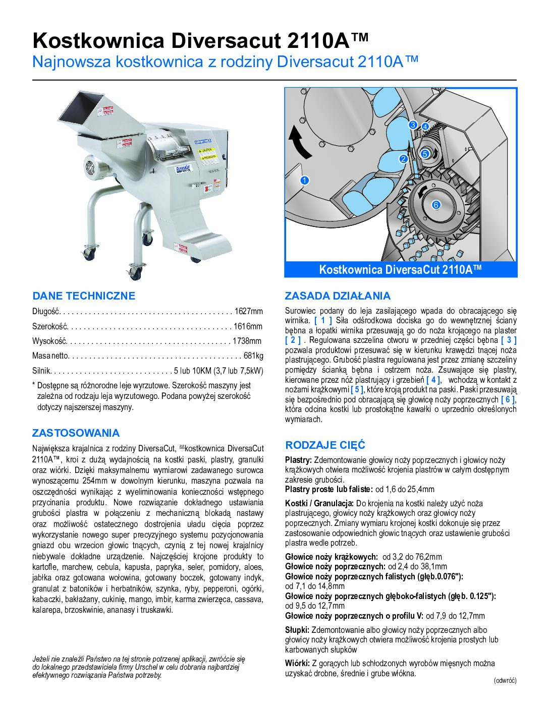 fact sheet diversacut 2110a polish pdf