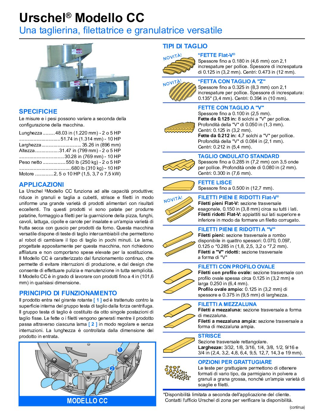 fact sheet model cc italian pdf
