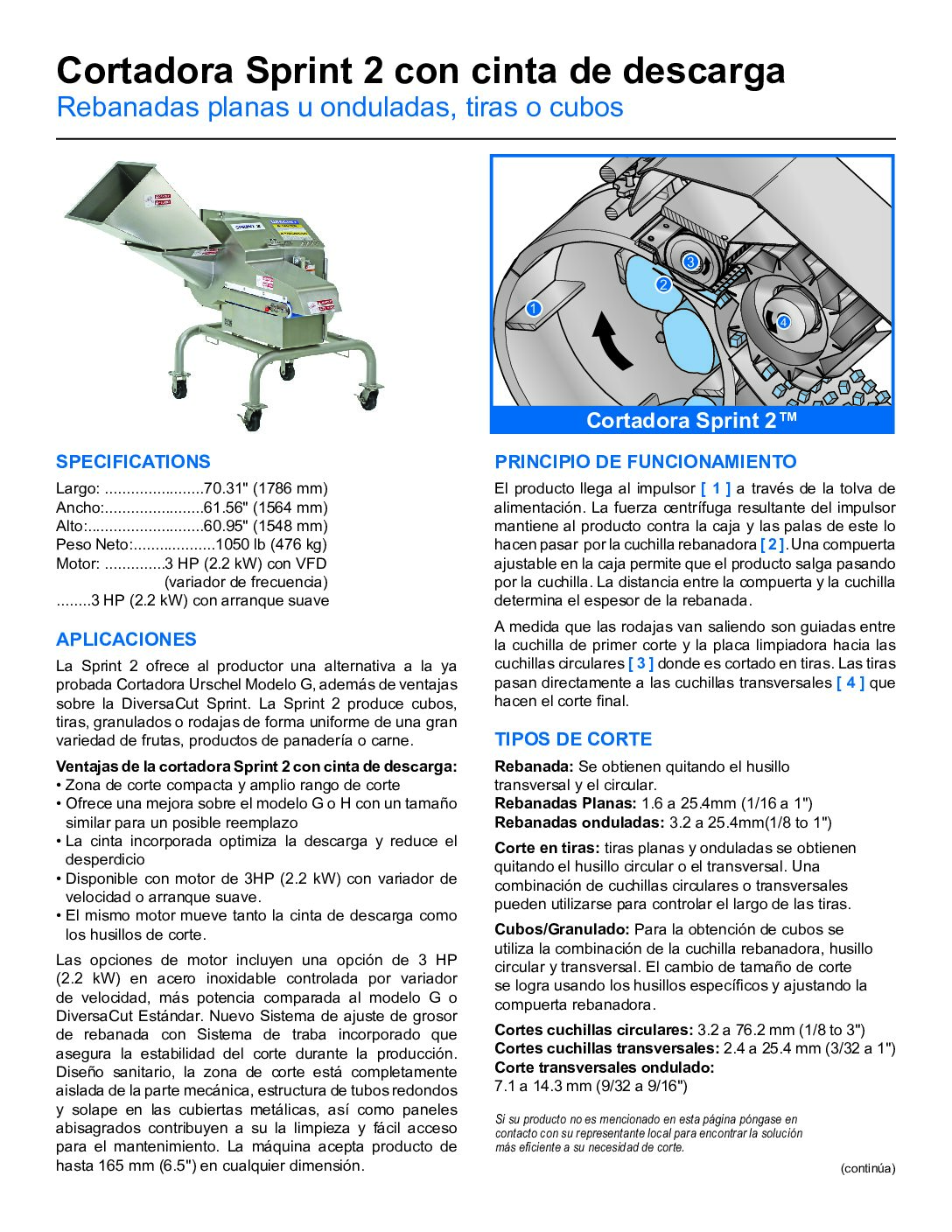 fact sheet sprint2 conveyor spanish pdf
