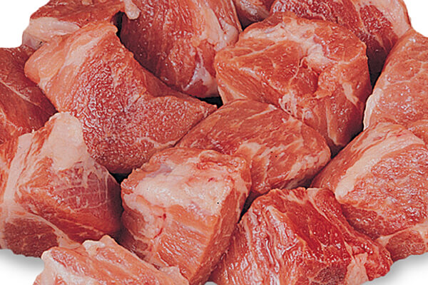 industry meat beef dice