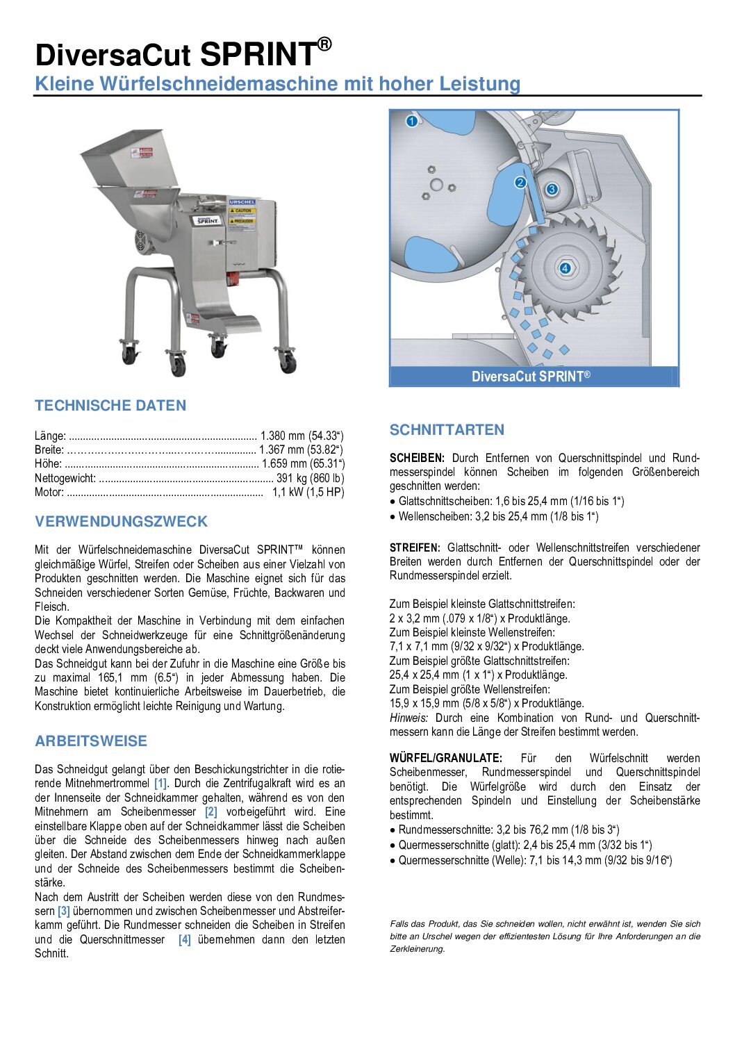fact sheet diversacut sprint german pdf