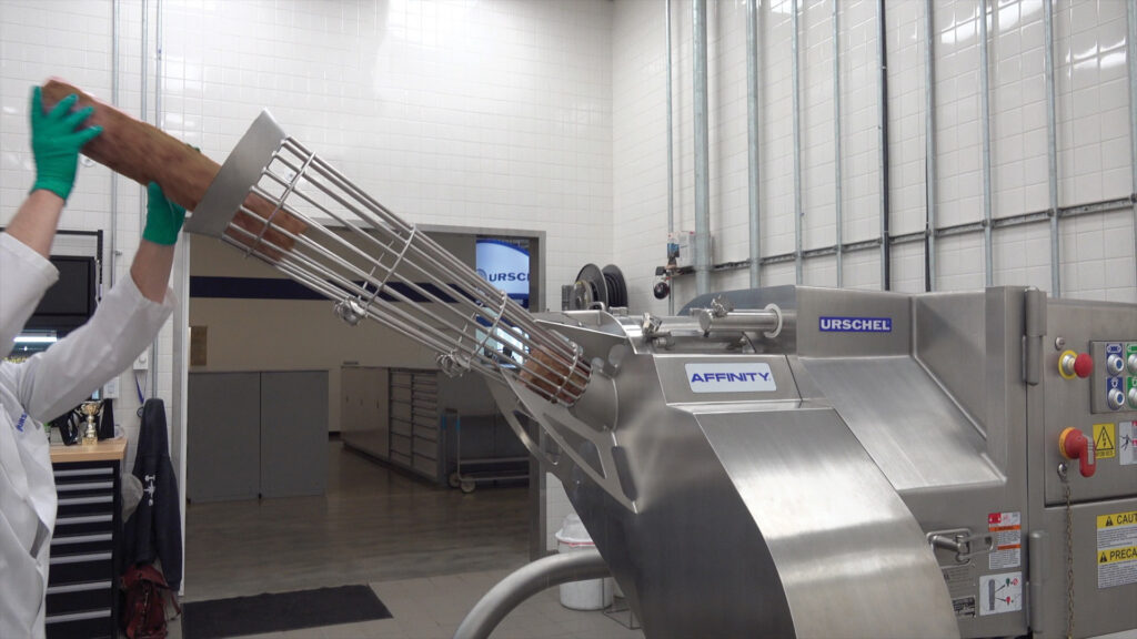 Urschel Affinity Pre Cutter ProductInfeed BrownLogs